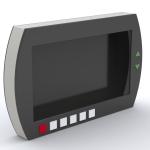 LCD Gehäuse V1-1 mit Folientastaturelementen