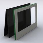 LCD Gehäuse V3-1 Ansicht Rahmenaufbau